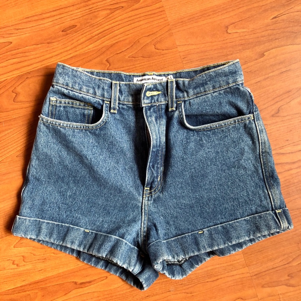 American Apparel jean shorts 27